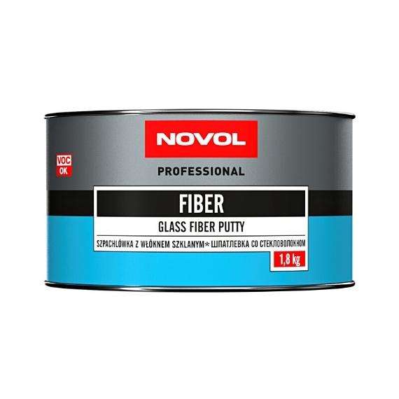 Шпаклівка зі скловолокном NOVOL FIBER 1.8 кг
